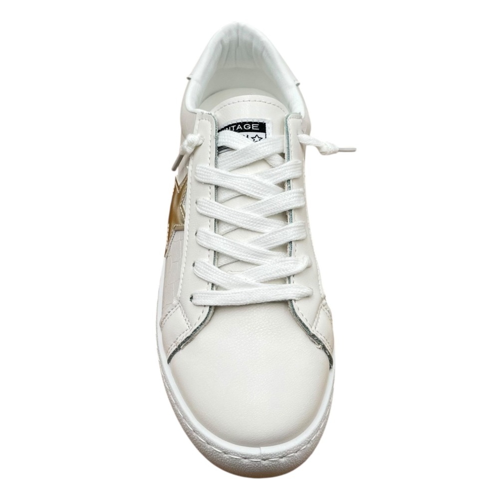 Vintage Havana Women's Carla Classic Sneaker Size 8-8.5 Off White Fashion Shoes - Picture 5 of 12